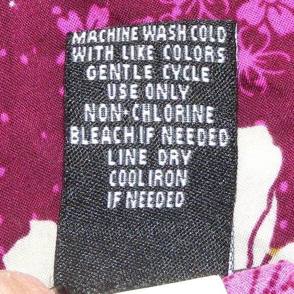 TORRID Camisole Top, 2/2X, Floral on Berry, Spag straps, Cold shoulder, 3/4 slvs - Picture 11 of 11